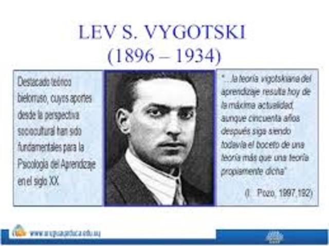 LEV SEMIÓNOVICH VIGOTSKY (1896 - 1934)