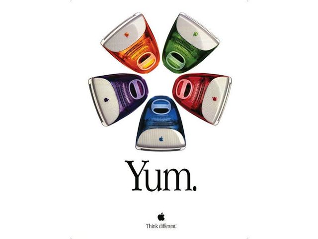 The iMac, a range of all-in-one Macintosh desktop computers, is launched