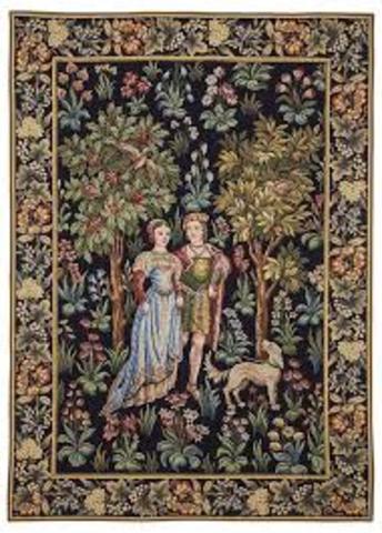 Rise of French tapestry art.
