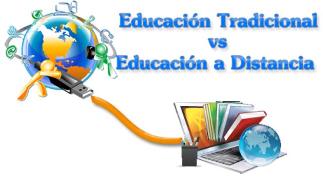 Comparación de Educación a distancia y presencial