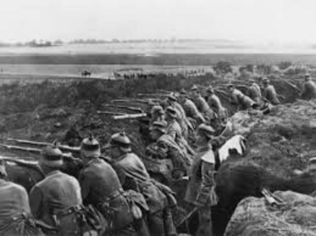 The defeat of the German army on the Western front