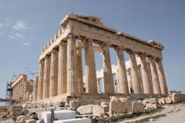 Construction of the Parthenon begins.