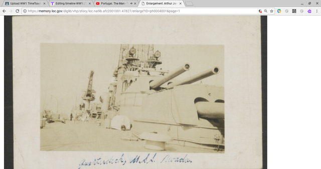 Quarterdeck of USS Nevada