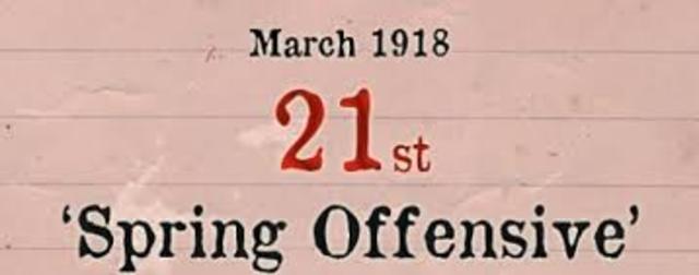 Germany lunches their spring offensive