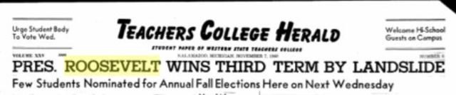 Franklin D. Roosevelt Third Term