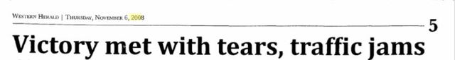 Obama's Win Causes Tears of Joy
