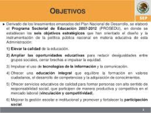Se presenta el Programa Sectorial de Educación derivado del Plan Nacional de Desarrollo a largo plazo (2021)