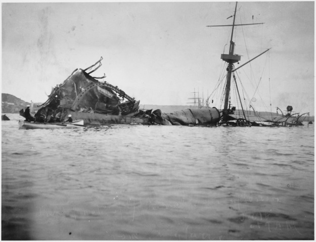 USS Maine destroyed