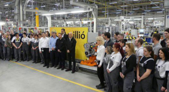 Legördült a 9 milliomodik szentgotthárdi motor