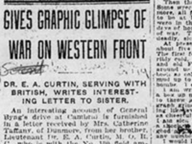 Eugene A. Curtin: Helping in France