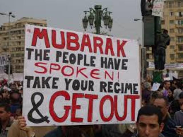 Protests of Hosni Mubarak