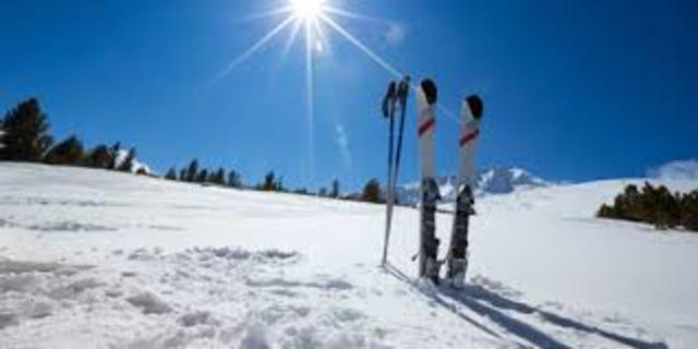 Yo esquié por la primera vez.