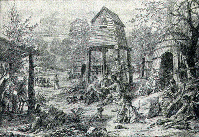 Keller started living with a German family