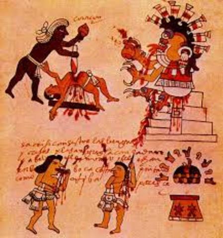 Bloodletting in Mesoamerica.
