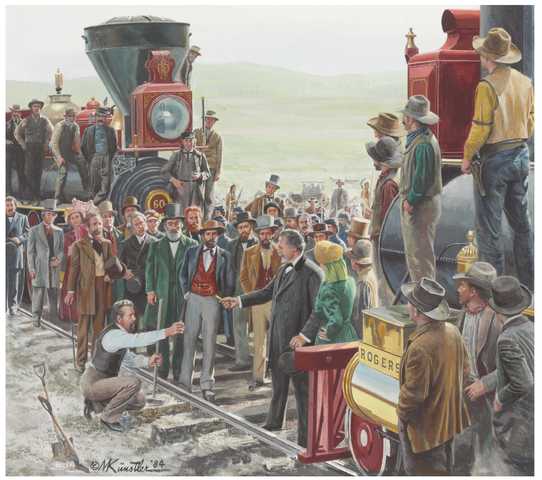 The First Transcontinental Railroad is Finished