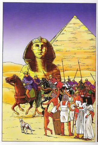 Perzen veroveren Egypte.