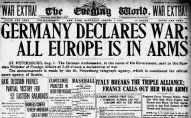 WWI Begins