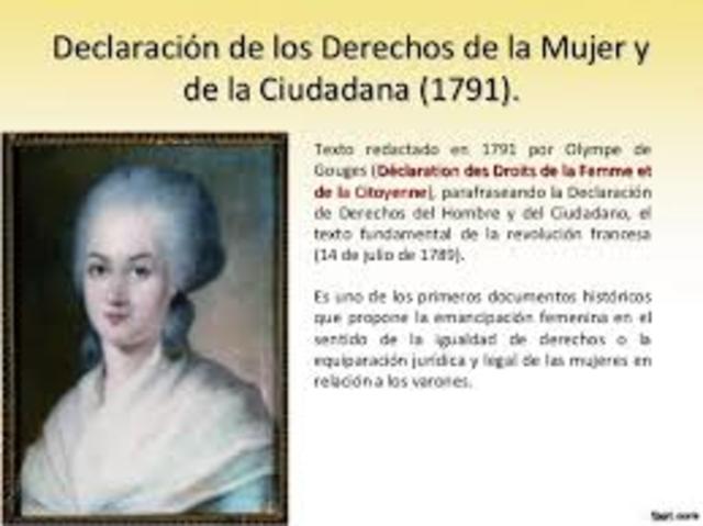 Declaracion Derechos de la Mujer y Ciudadano