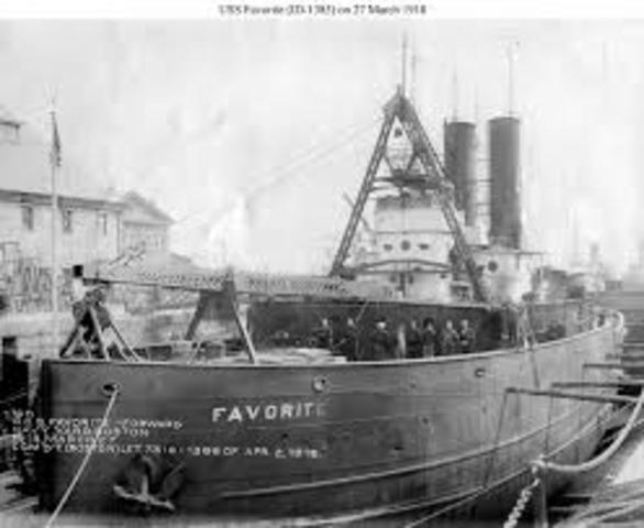 Given Command of the USS Favorite