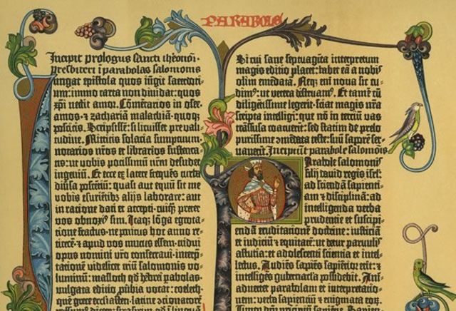 Gutenberg Prints the First Bible
