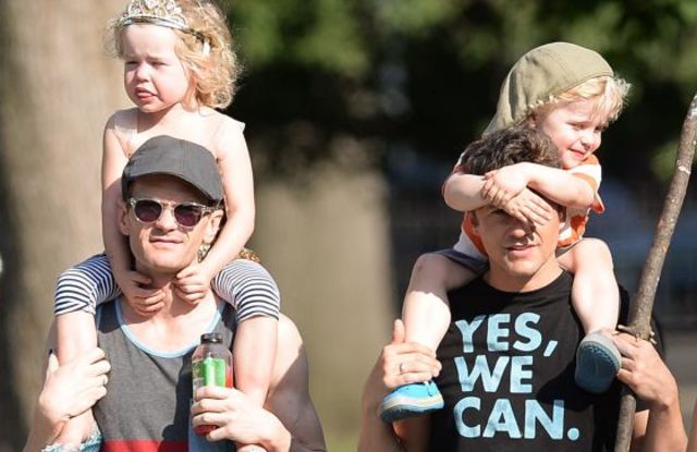 husband and childrenDavid Burtka