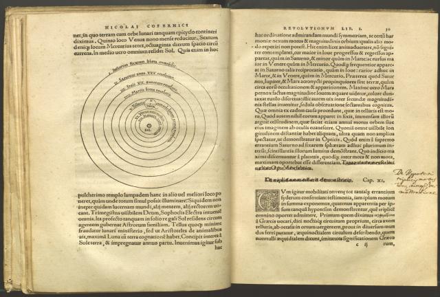 Nicolas Copernicus publishes On the Revolution of the Celestial Spheres