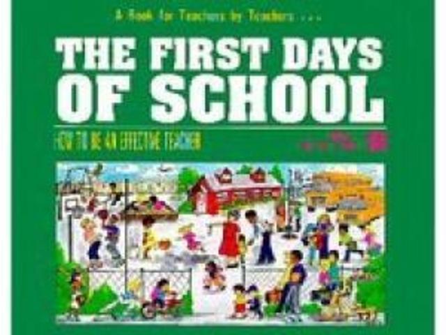 Harry Wong- the first days of school
