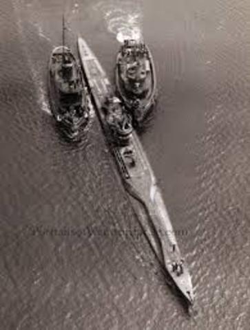 Lloyd Brown helped capture a German submarine