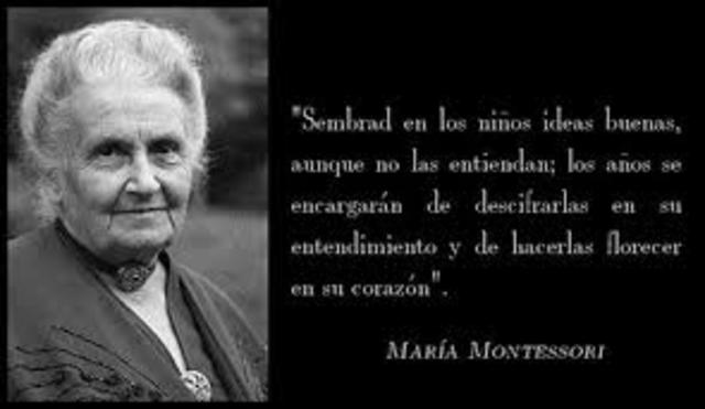 MARÍA MONTESSORI (1870-1952)