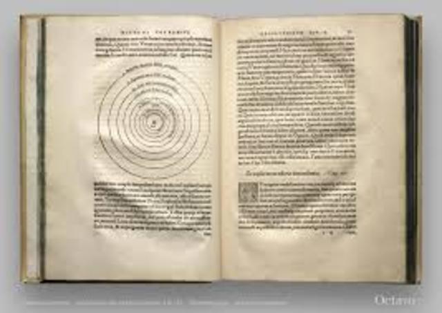 Nicolaus Copernicus publishes On the Revolution of the Celestial Spheres