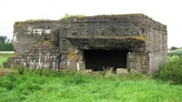 Leith Stationed in German Pill Box
