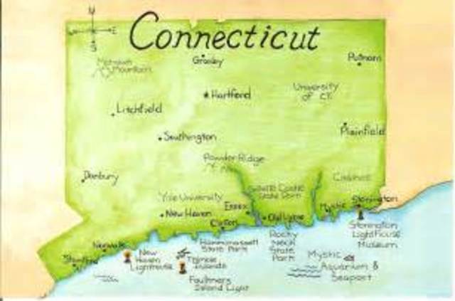 King Charles II offcially united Connecticut as a single colony