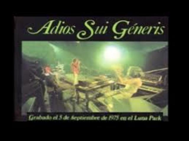 Despedida de Sui Generis