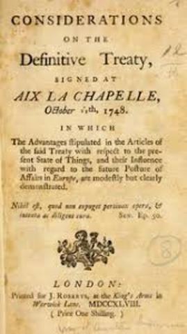 the treaty of aix-la-chappelle was signed