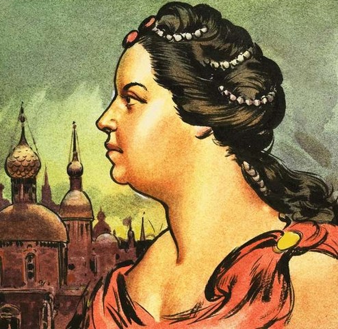 Catherine arrived in Russia