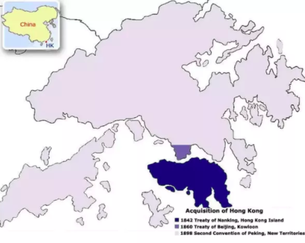 Hong Kong leased to Britain