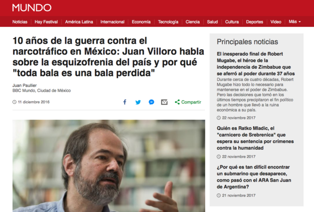 Noticia en línea