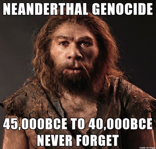 Neanderthals extinct