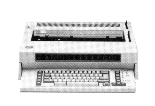 First Electronic Typewriter