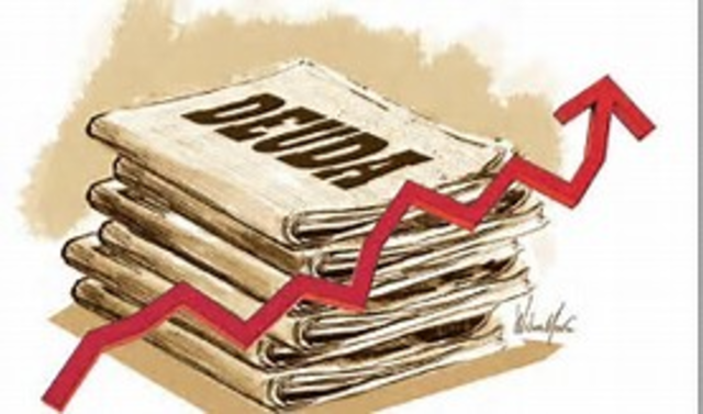 Aumento de la deuda pública