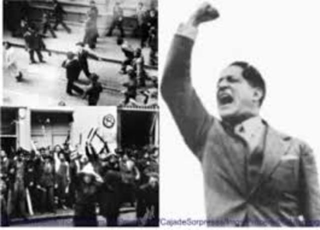 ASESINATO DE GAITÁN Y BOGOTAZO