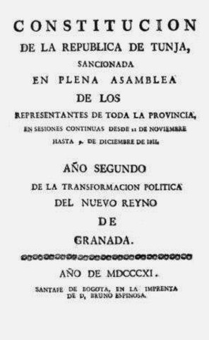 Constitución República de Tunja.