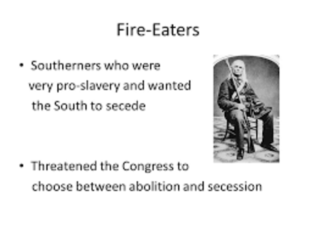 Emergence of Fire-Eaters