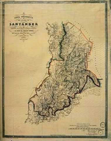 Rebelión conservadora en Santander.