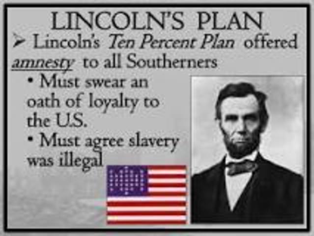 Lincoln's 10 percent plan