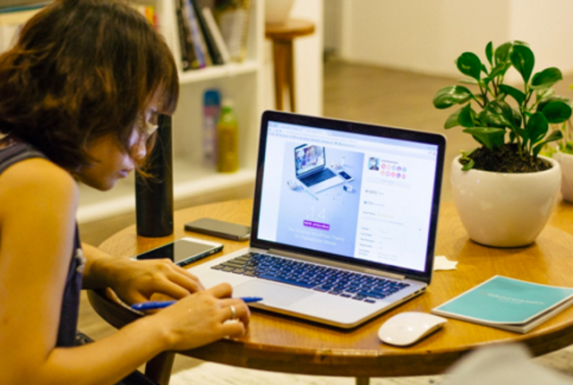 Entré al bachillerato en a distancia.