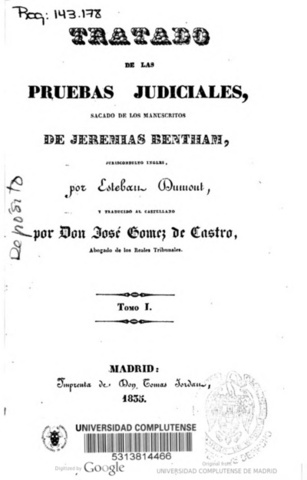 Tratado de Jeremy Bentham