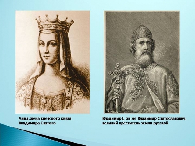 Смерть великой княгини Киевской Анны, супруги Владимира.