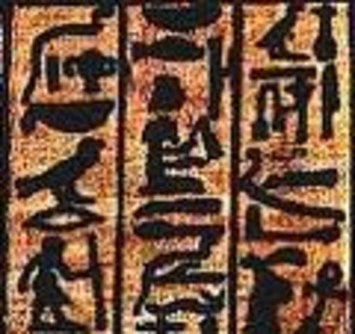 aparece la escritura ideográfica en Sumeria.