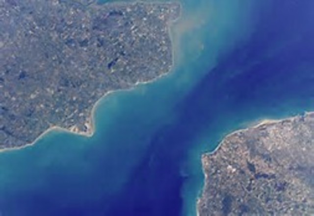 Passenger service across the English Channel introduced